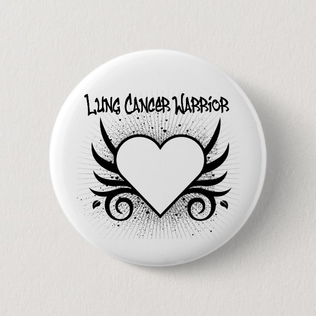Lung Cancer Warrior Button (Front)