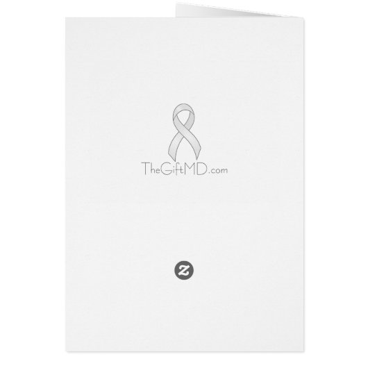 Lung Cancer White Ribbon (Back)