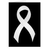 Lung Cancer White Ribbon (Front)