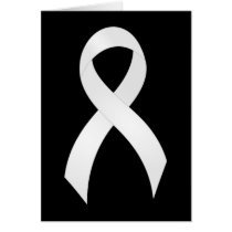 Lung Cancer White Ribbon