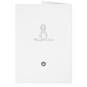 Lung Cancer White Ribbon Cards (Back)
