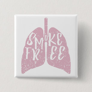 Lung Health Smoke Free Button