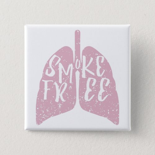 Lung Health Smoke Free Button