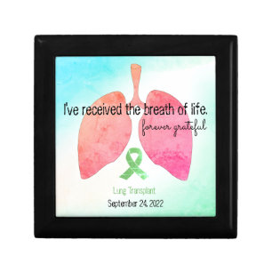 Lung Transplant I've Received the Breath of Life  Gift Box