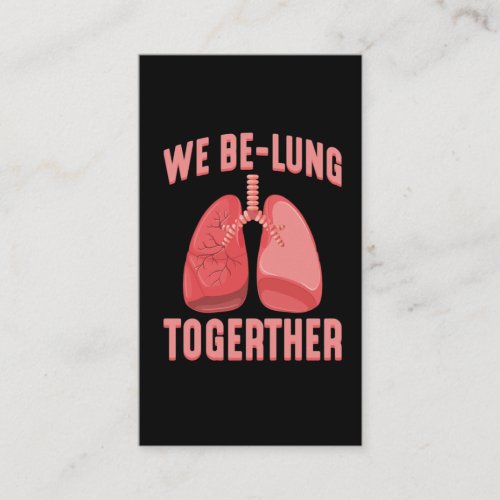 Lung Transplant Surgery Recovery Get Well Soon Business Card