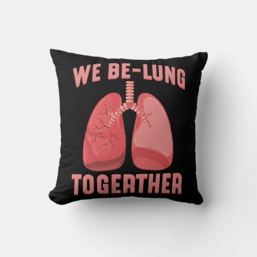 Lung Transplant Surgery Recovery Get Well Soon Throw Pillow