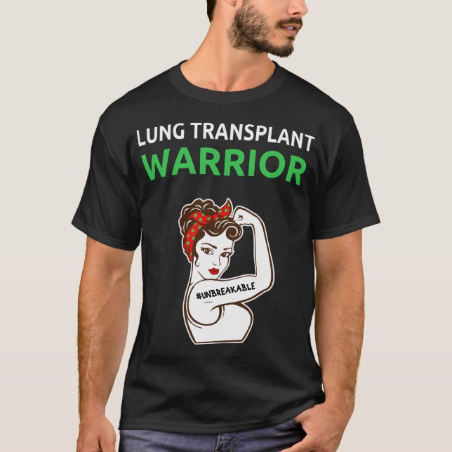 Lung Transplant Survivor T-Shirt (Front)