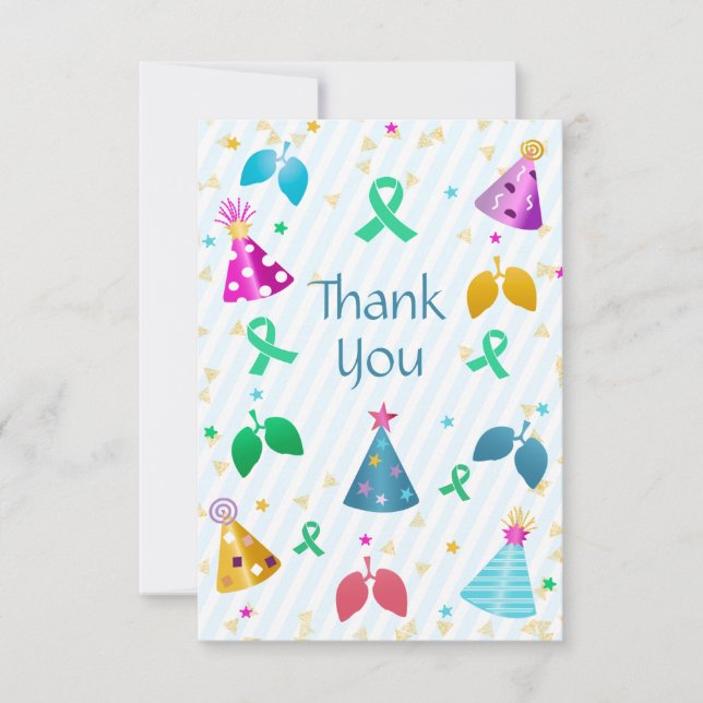 Lung Transplant  Thank You Card (Front)