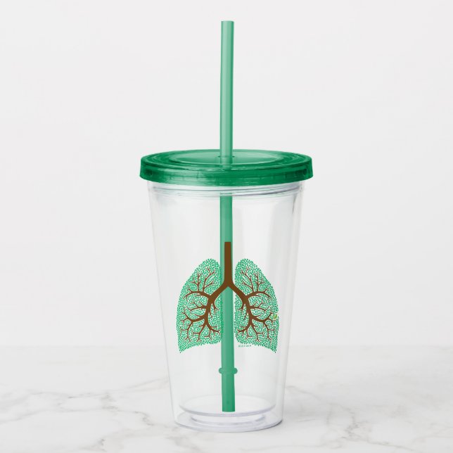 Lung Tree Acrylic Tumbler (Front)