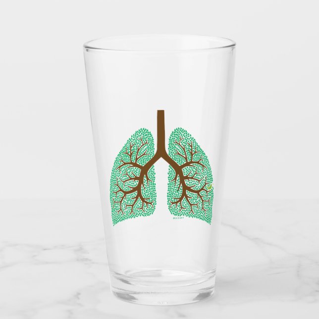Lung Tree Glass (Front)