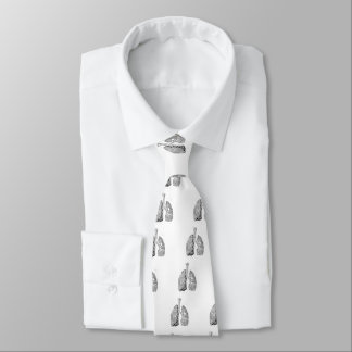 Lungs Art Neck Tie