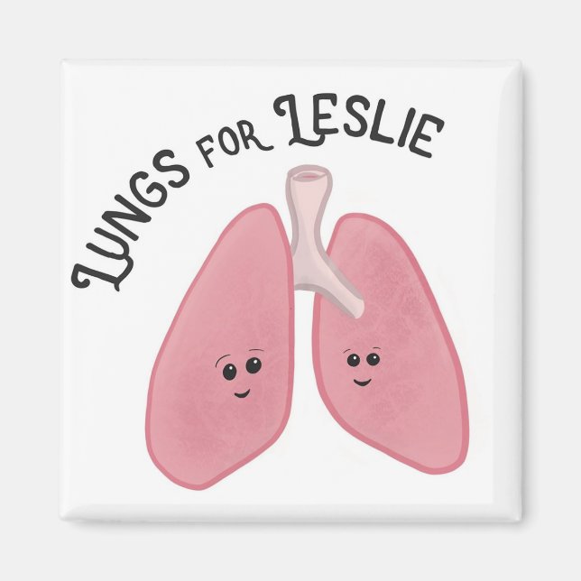 Lungs for Leslie Refrigerator Magnet (Front)
