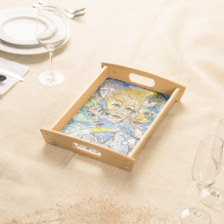Lunis, Infinity Dots by After Francis Picabia Serving Tray