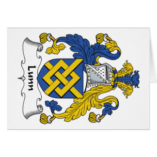 Lunn Family Crest Cards