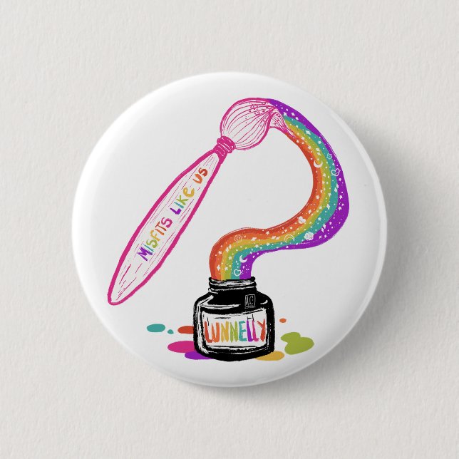 Lunnelly Ink - AC Button (Front)