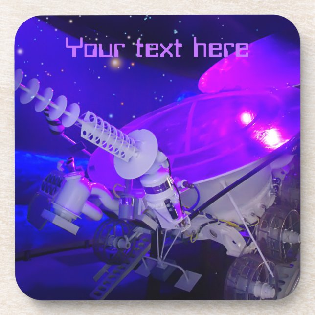 Lunokhod Beverage Coaster (Front)