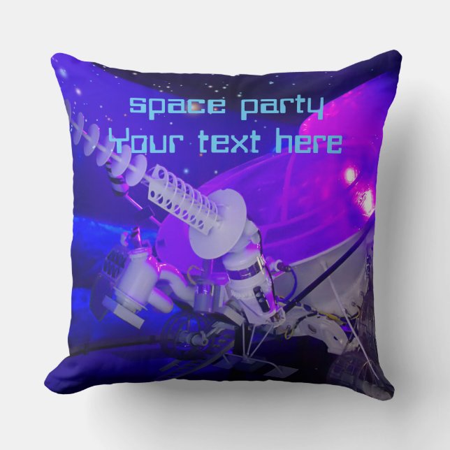 Lunokhod Throw Pillow (Front)