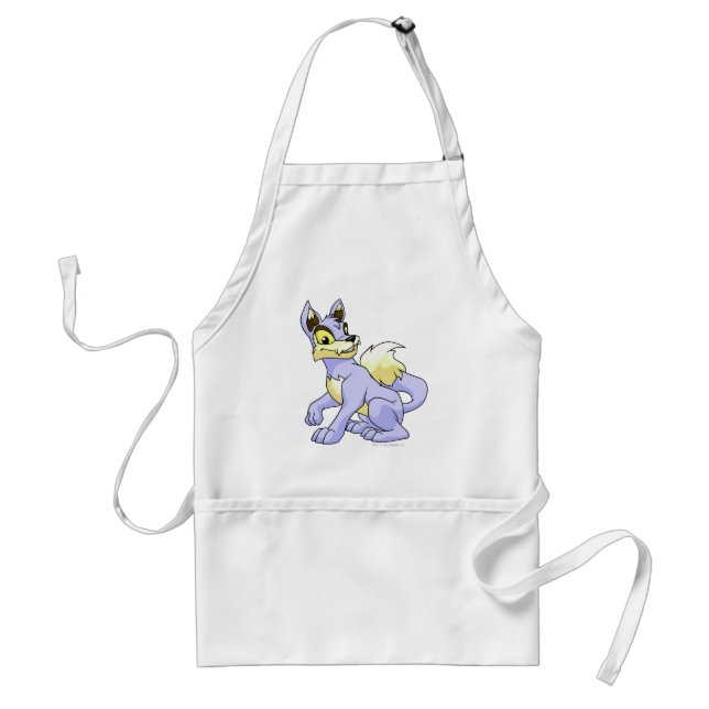 Lupe Blue Adult Apron (Front)
