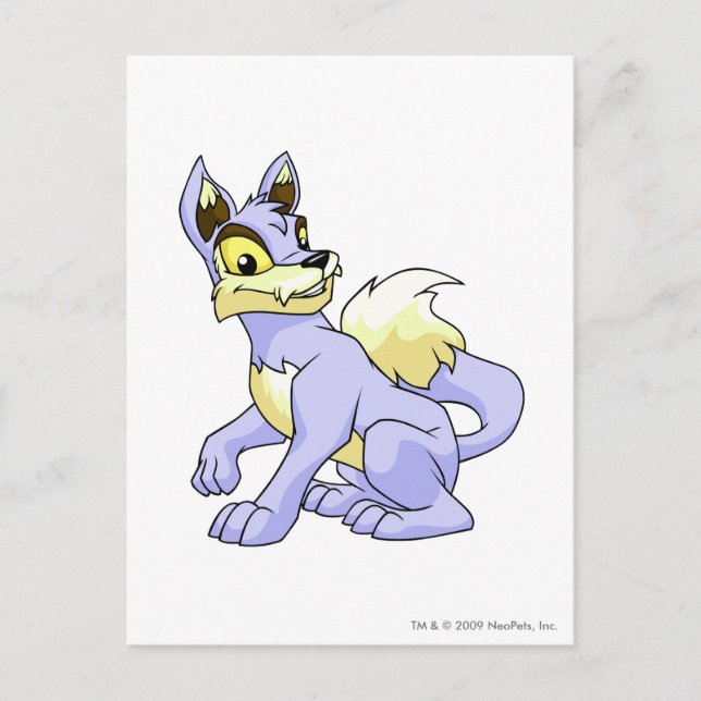 Lupe Blue Postcard (Front)