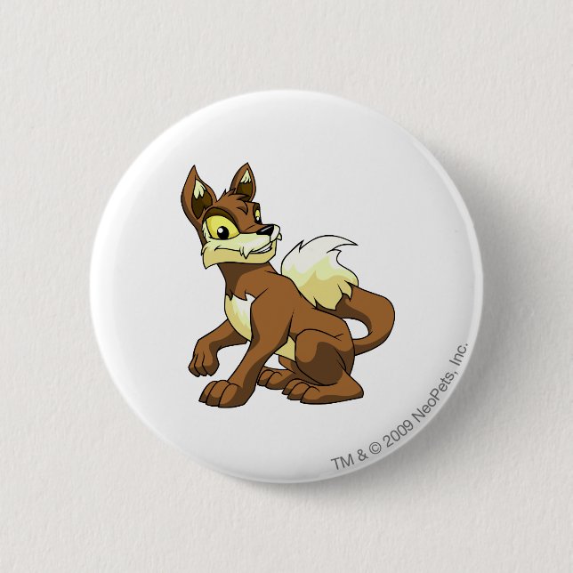Lupe Brown Pinback Button (Front)
