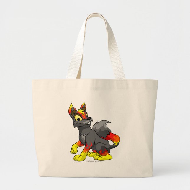 Lupe Fire Large Tote Bag (Front)