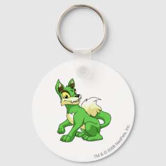 Lupe Green Keychain