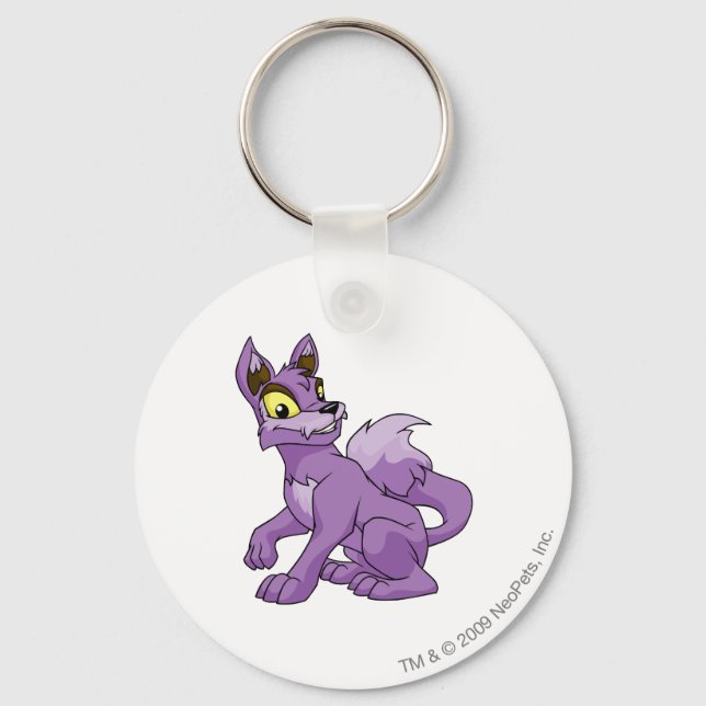 Lupe Purple Keychain (Front)