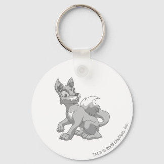Lupe Silver Keychain