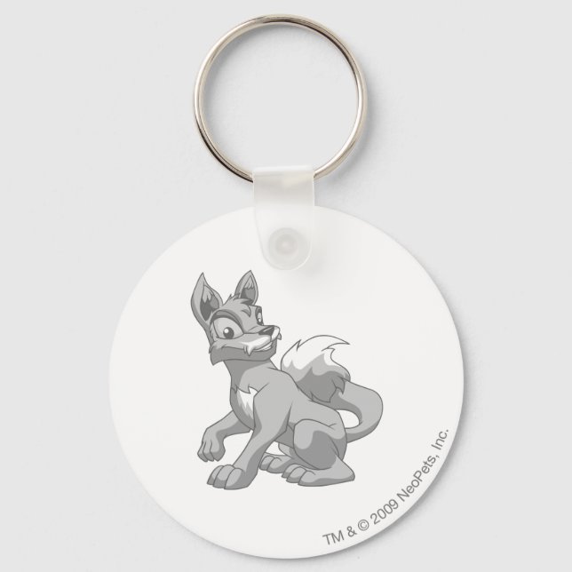 Lupe Silver Keychain (Front)