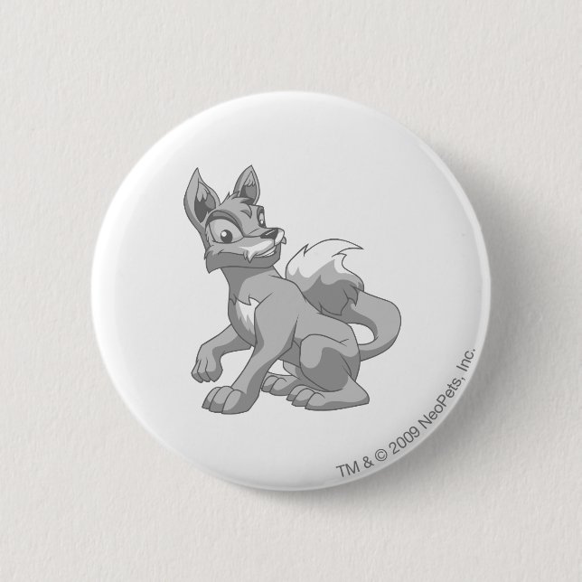 Lupe Silver Pinback Button (Front)