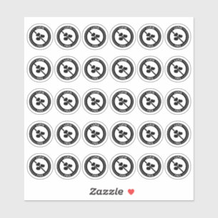 Lupin Free Wedding Place Card Mini Food Allergy Sticker