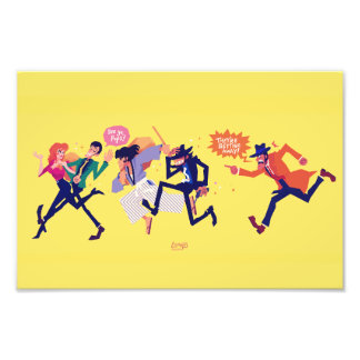 Lupin III the third heist print