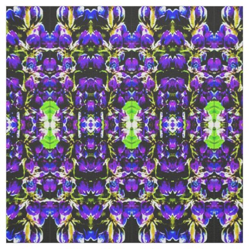 Lupine Abstract Fabric
