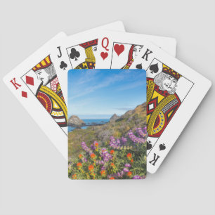 Lupine And Paintbrush Wildflowers Poker Cards