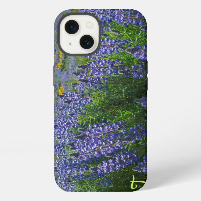 Lupine Bloom Iphone Case (Back)