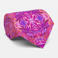 Lupine Flower Boho Bohemian Arabesque Pattern Pink