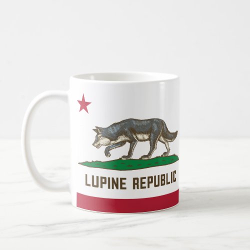 Lupine Republic Flag Coffee Mug