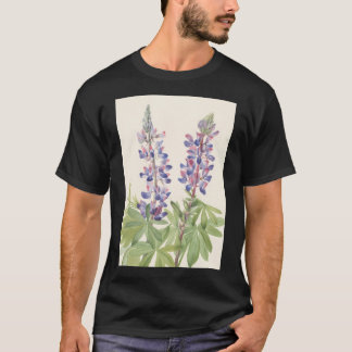 Lupine Vintage Botanical Print Mary Vaux T-Shirt