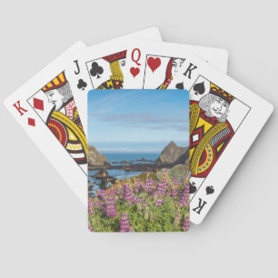 Lupine Wildflowers Cover The Hills Poker Cards