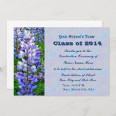 Lupins, Bluebonnets Invitation (Front/Back)
