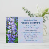 Lupins, Bluebonnets Invitation (Standing Front)