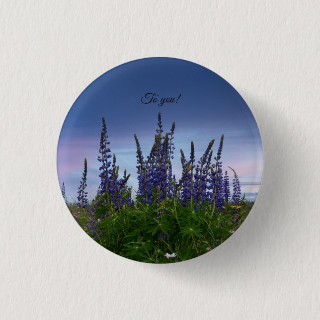 Lupins     button (Front)