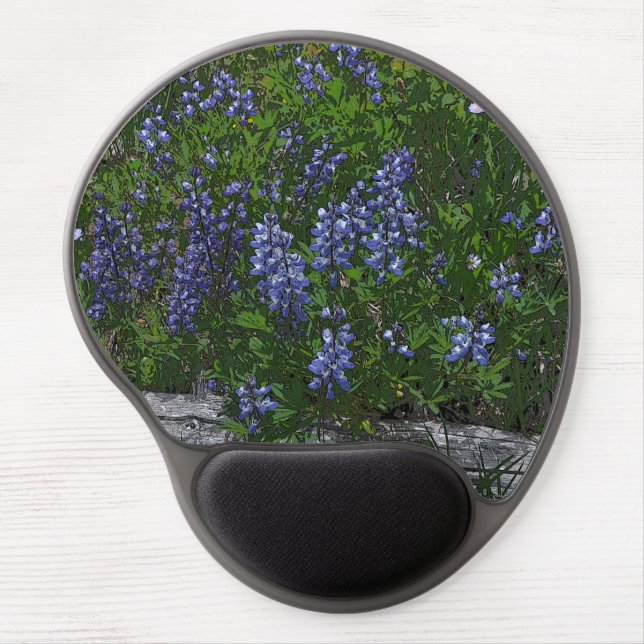 Lupins Gel Mouse Pad (Front)