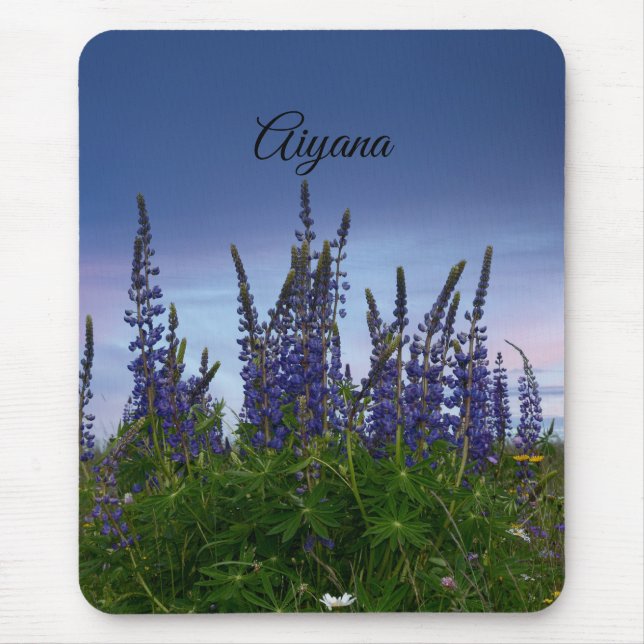 Lupins     mouse pad (Front)