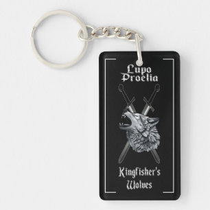 Lupo Proelia Kingfisher's Wolves Keychain