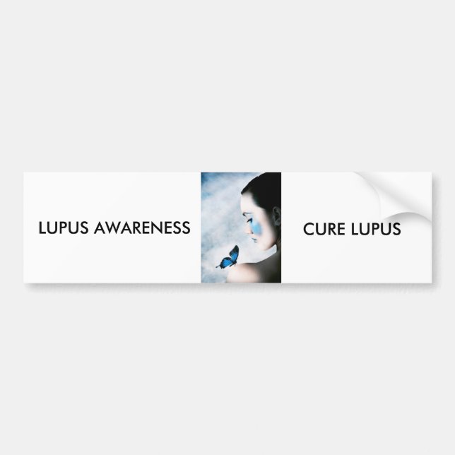 Lupus Awareness Bumper Sticker (Front)