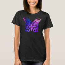 Lupus Awareness Butterfly Purple Ribbon T-Shirt