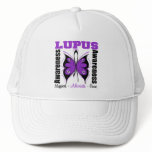 Lupus Awareness Butterfly Trucker Hat