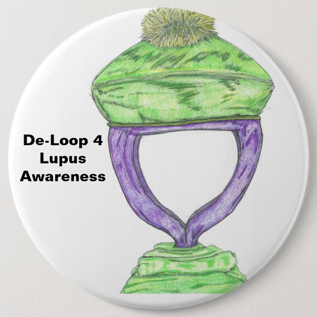 Lupus Awareness Button (Front)