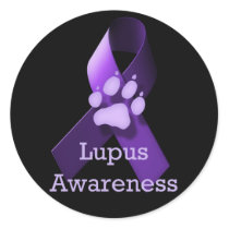 Lupus Awareness Classic Round Sticker